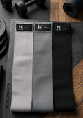 NORDFORGE Premium Fabric Resistance Bands Set (Pack of 3)